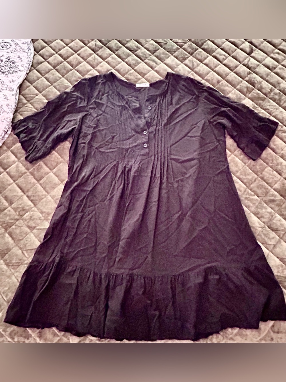 Black Women’s Swim Coverup Dress
